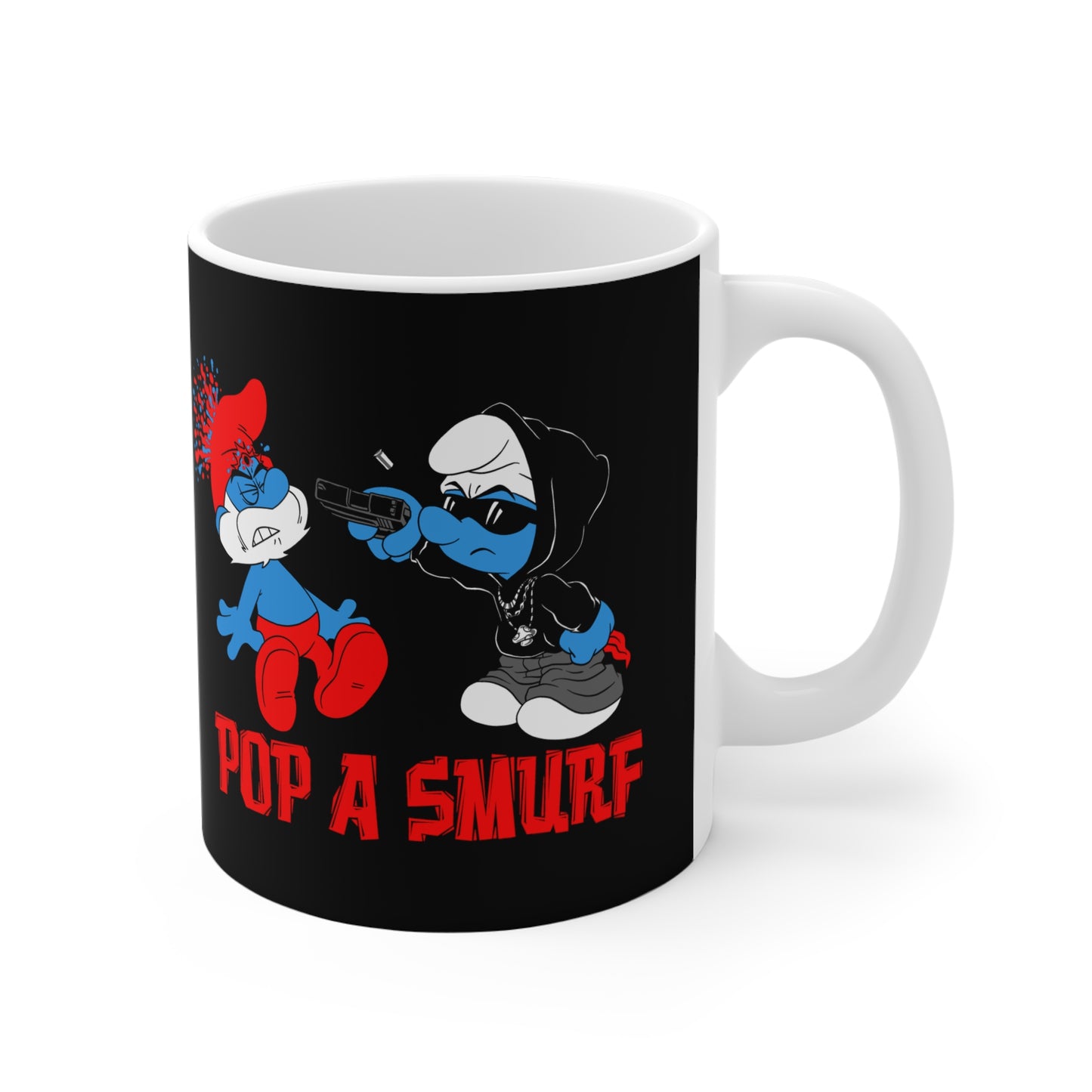 Pop A Smurf - Mug