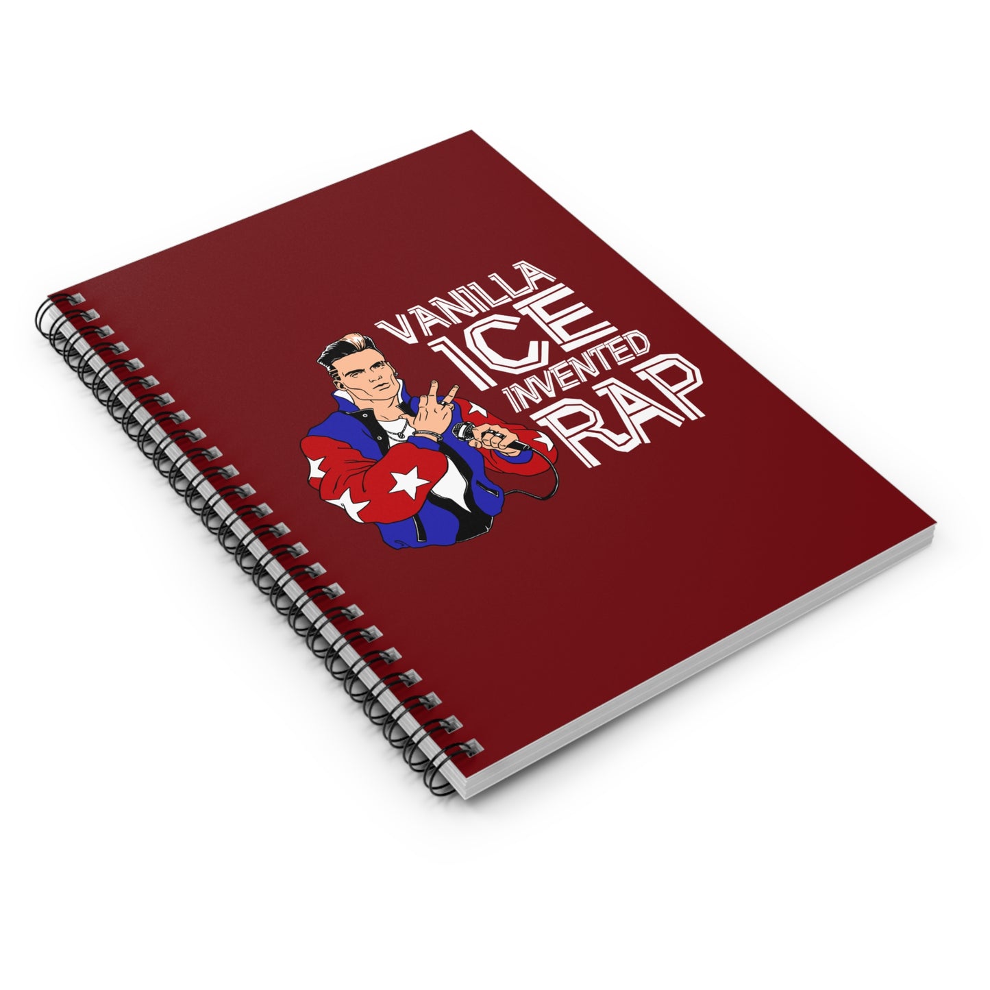 Vanilla Ice Invented Rap - Spiral Notebook