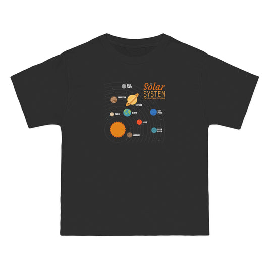 The Solar System Of Juvenile Puns - Men's Heavyweight T-Shirt