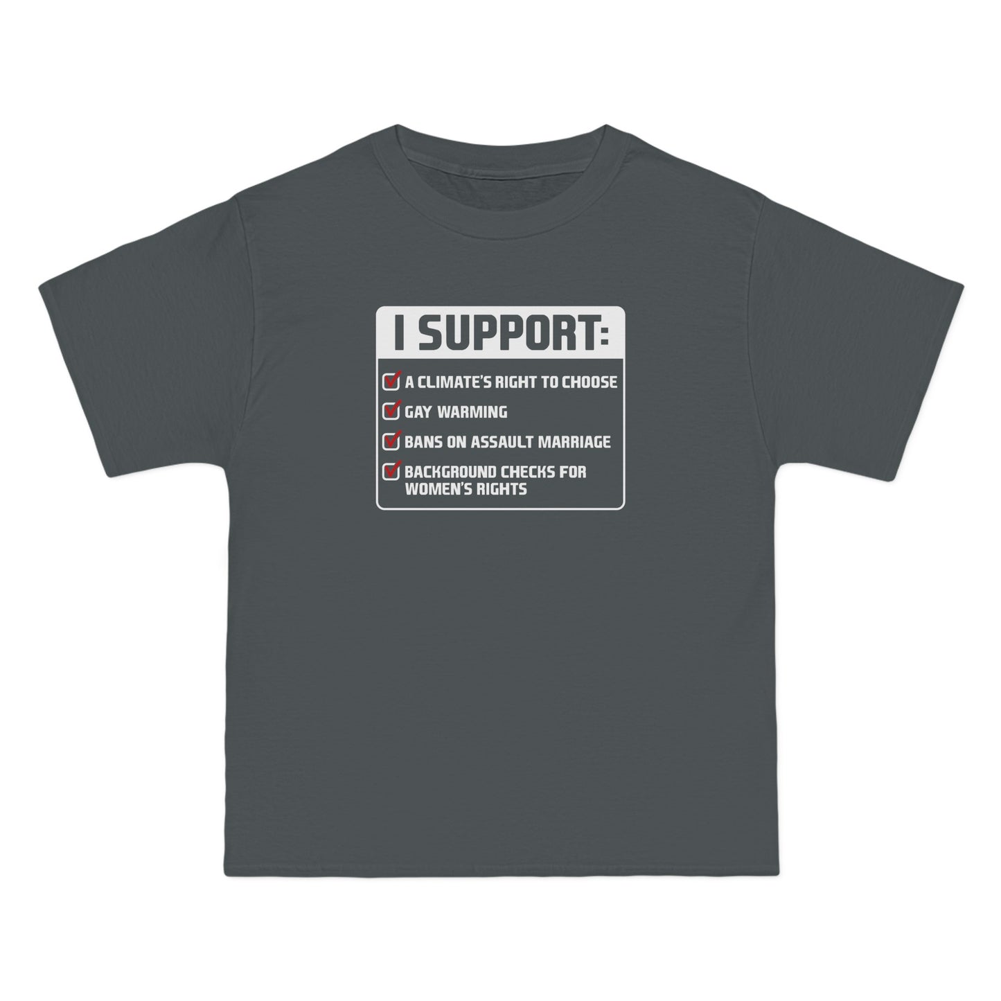 I Support A Climate's Right To Choose - Men's Heavyweight T-Shirt