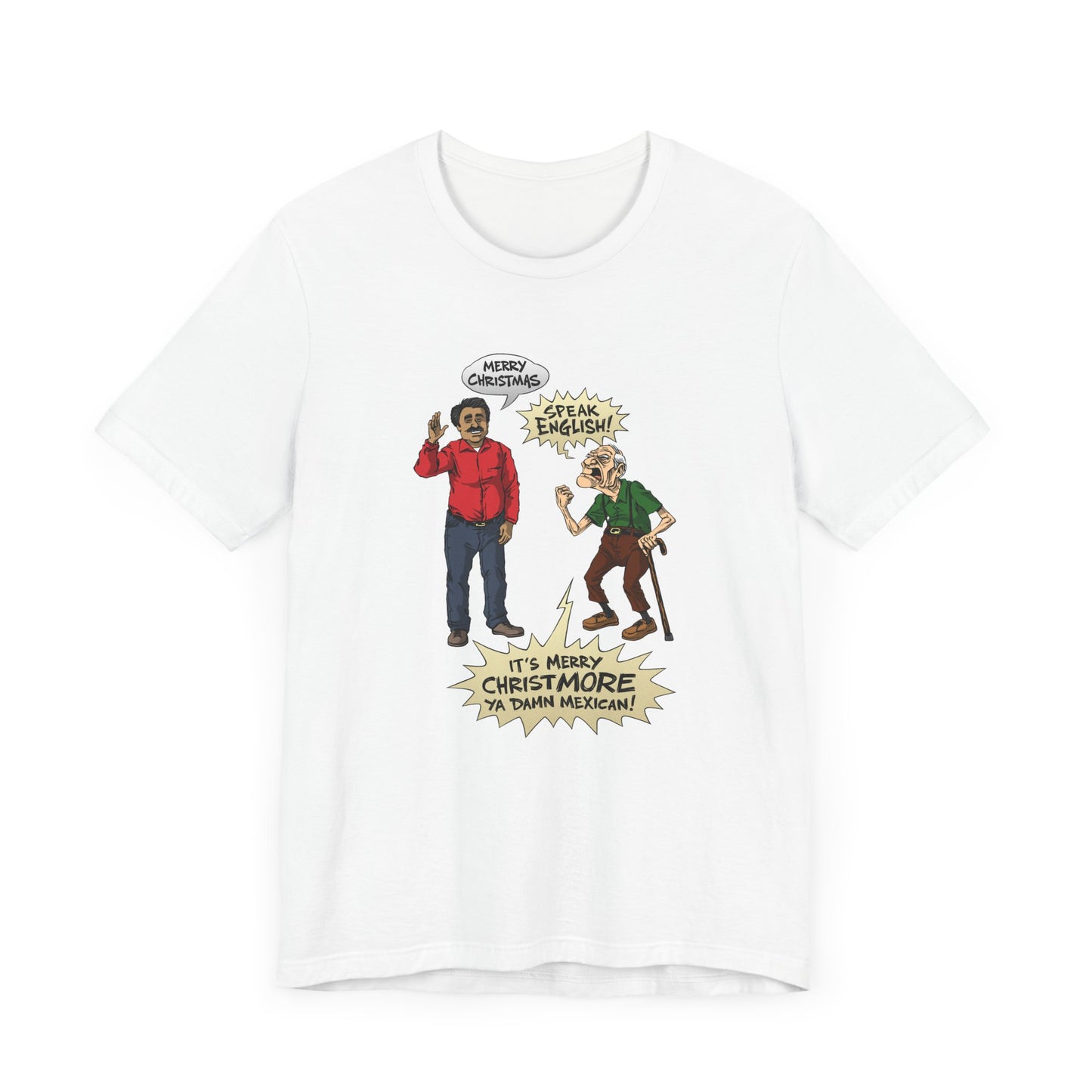 Merry Christmas Vs. Merry Christmore - Men's T-Shirt