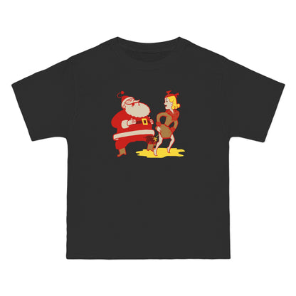 I Saw Mommy Pissing On Santa Claus - Men's Heavyweight T-Shirt