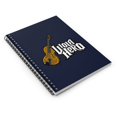 Viola Hero - Spiral Notebook