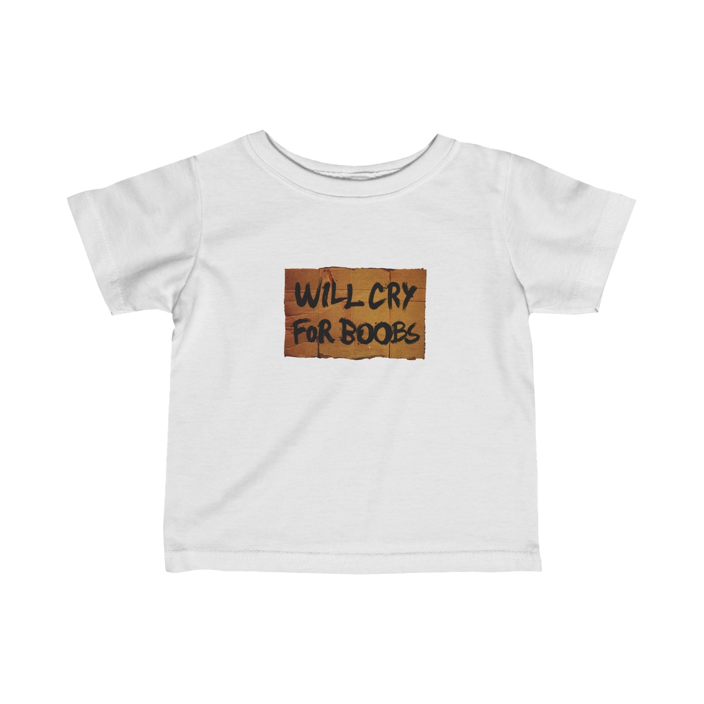 Will Cry For Boobs - Baby T-Shirt