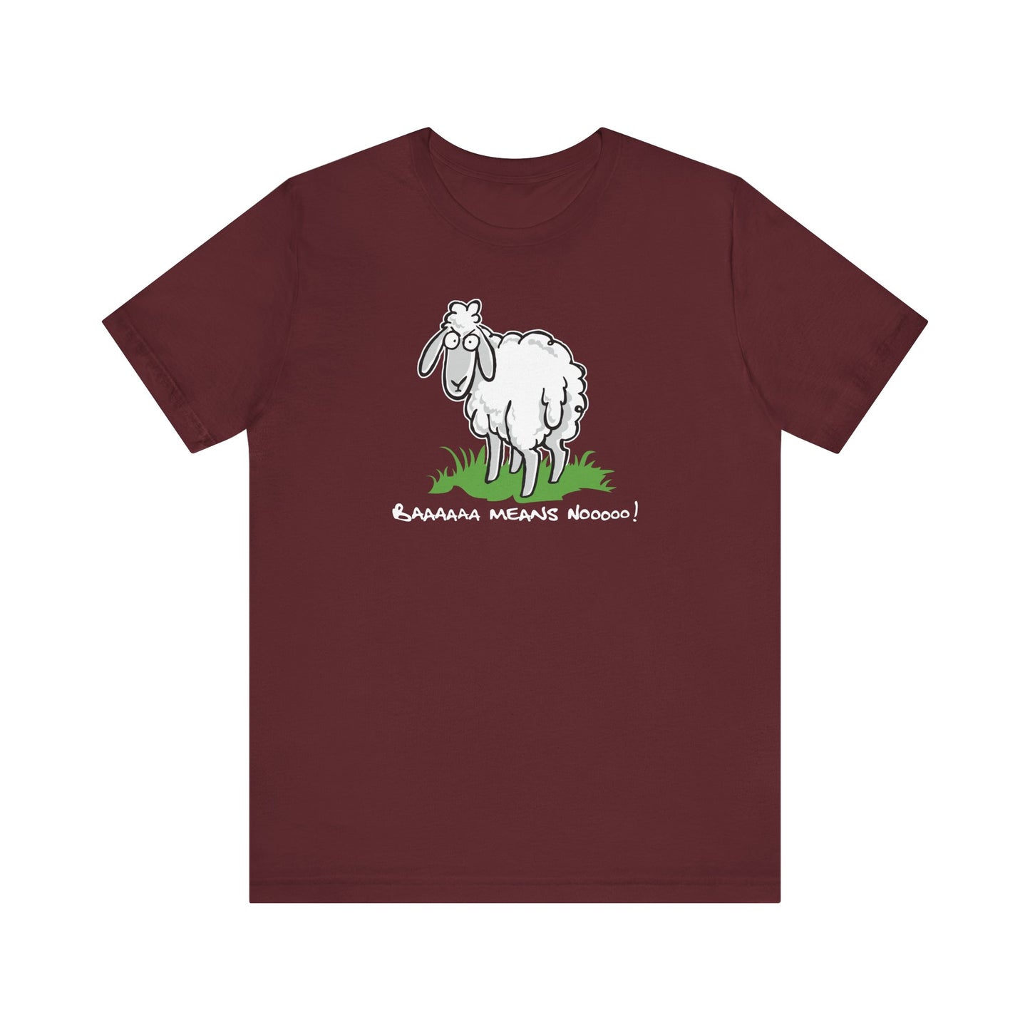 Baaaaaa Means Nooooo - Men's T-Shirt