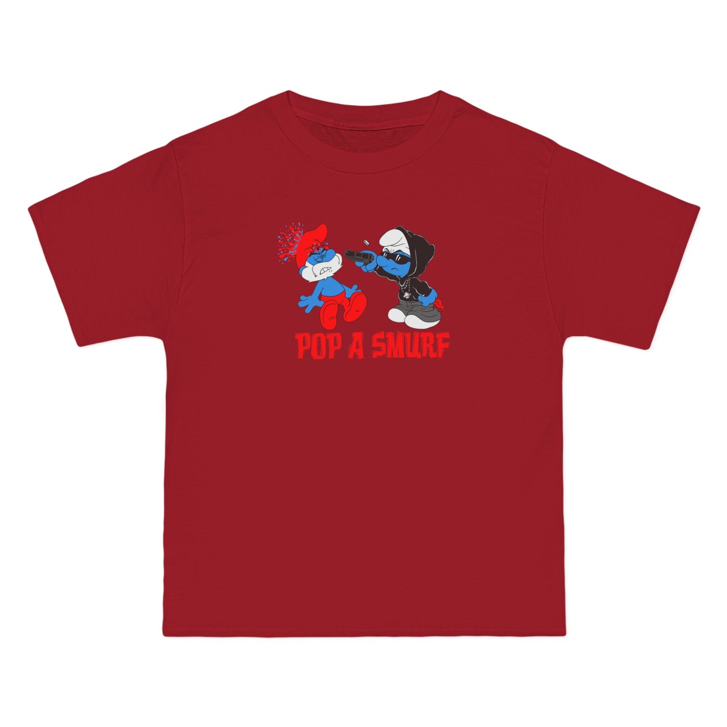 Pop A Smurf - Men's Heavyweight T-Shirt