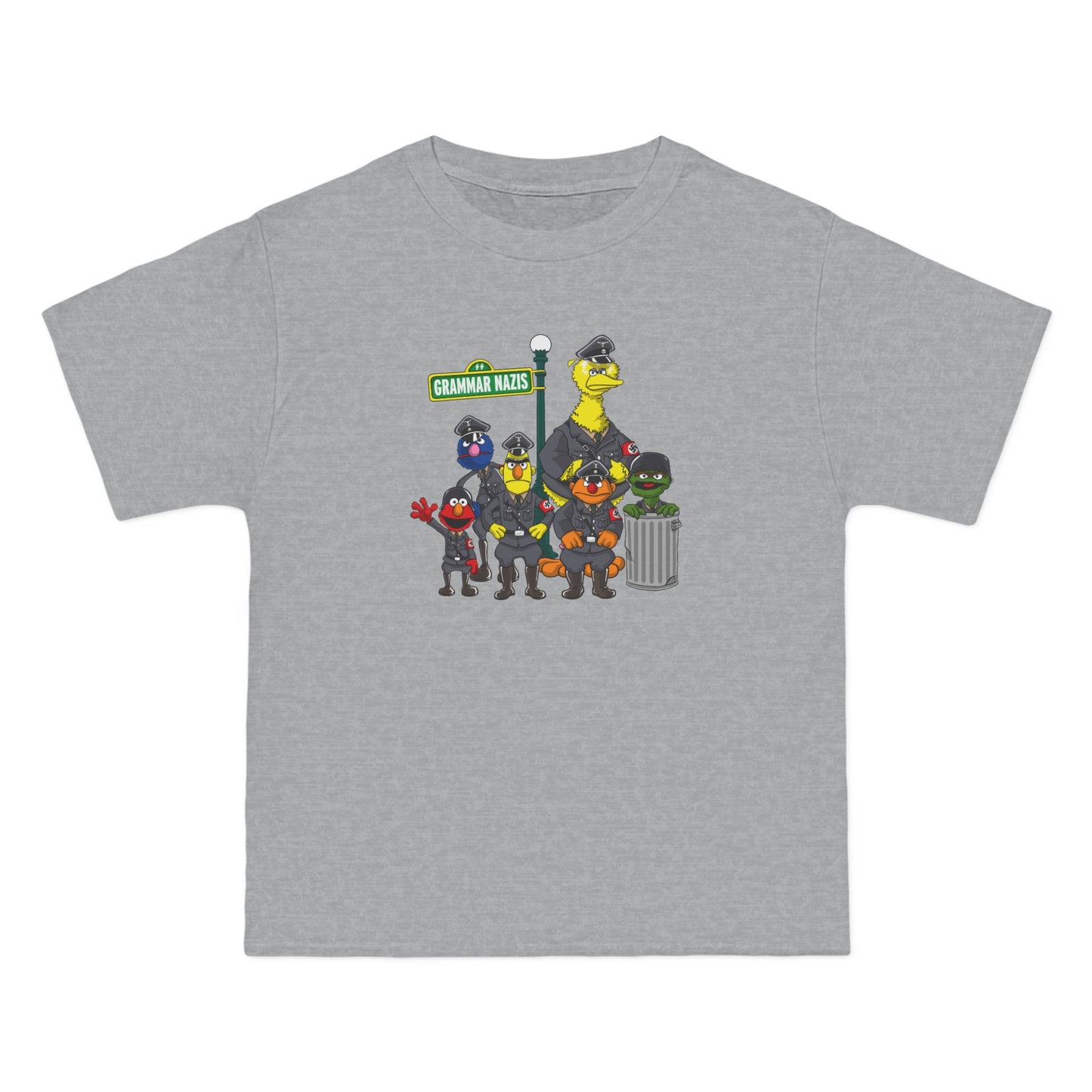 Grammar Nazis (Sesame Street) - Men's Heavyweight T-Shirt