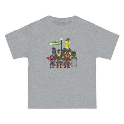 Grammar Nazis (Sesame Street) - Men's Heavyweight T-Shirt