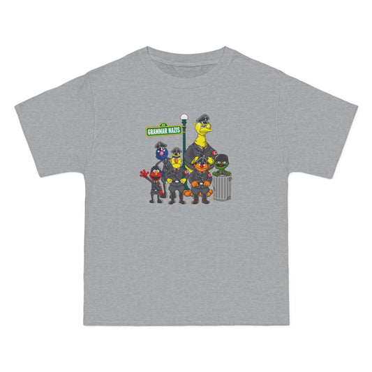 Grammar Nazis (Sesame Street) - Men's Heavyweight T-Shirt