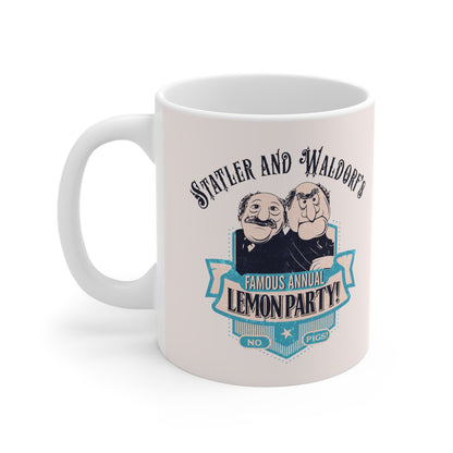 Statler And Waldorf's Famous Annual Lemon Party! (The Muppets) - Mug