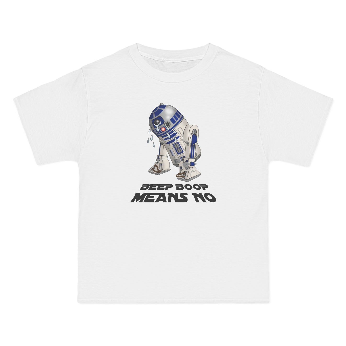 Beep Boop Means No - Men's Heavyweight T-Shirt