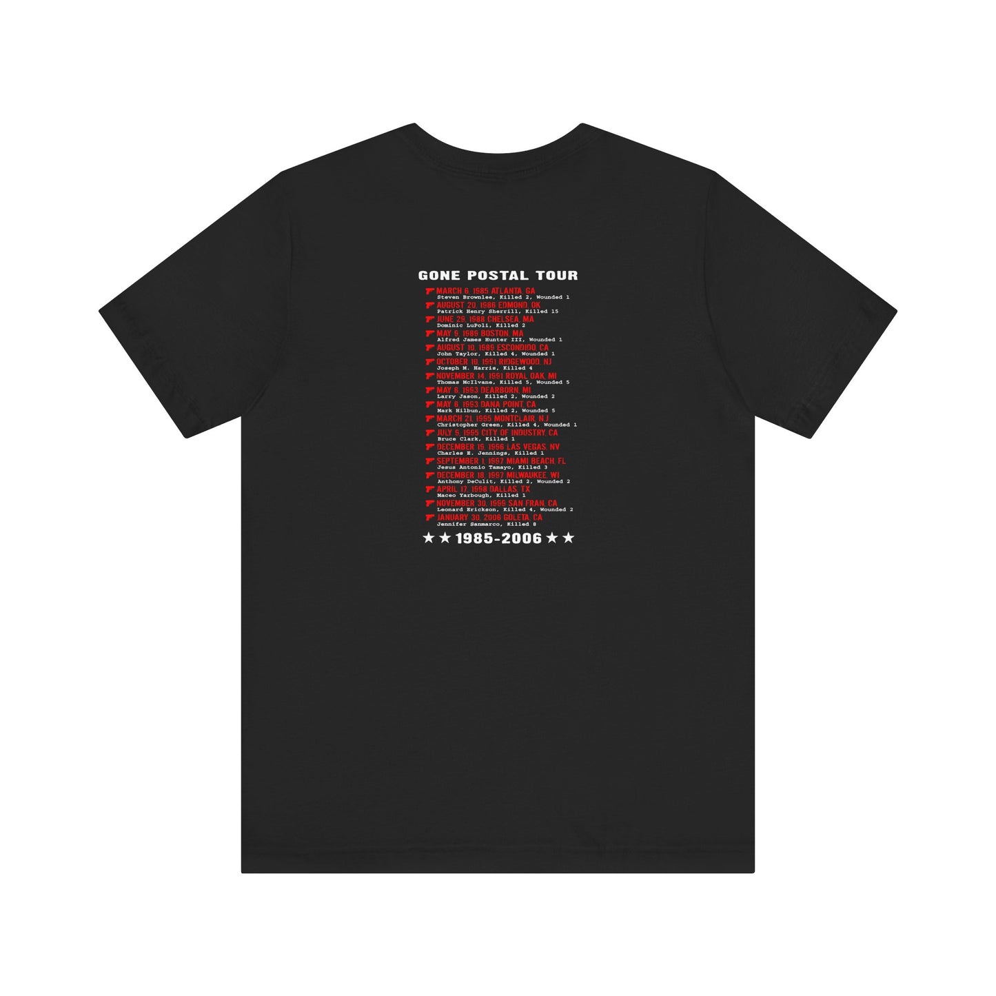 Gone Postal Tour - Men's T-Shirt