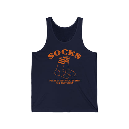 Socks - Preventing Shoe Babies For Centuries  - Unisex Tank