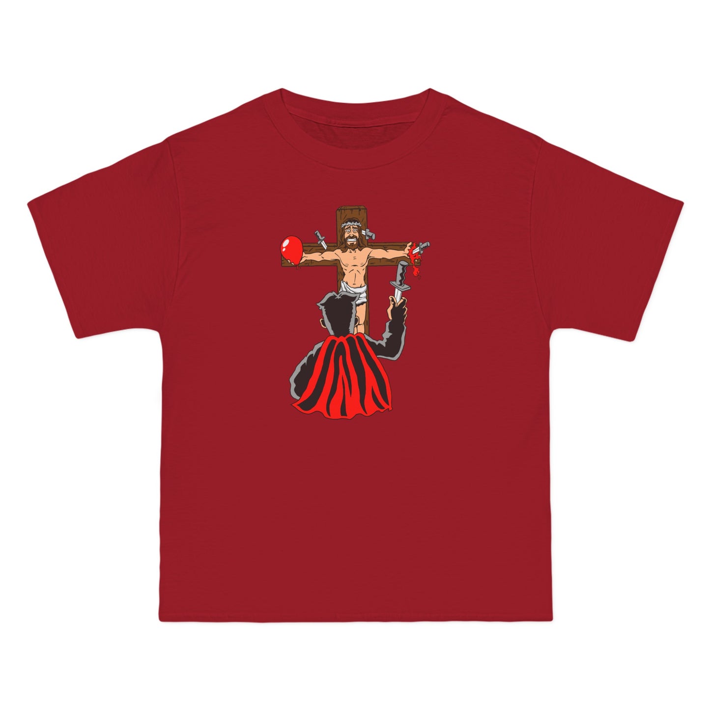 Jesus/Magician/Knives - Men's Heavyweight T-Shirt