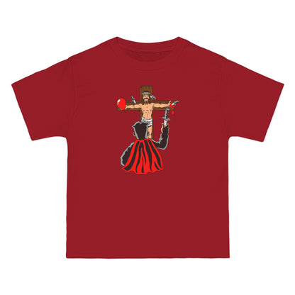 Jesus/Magician/Knives - Men's Heavyweight T-Shirt