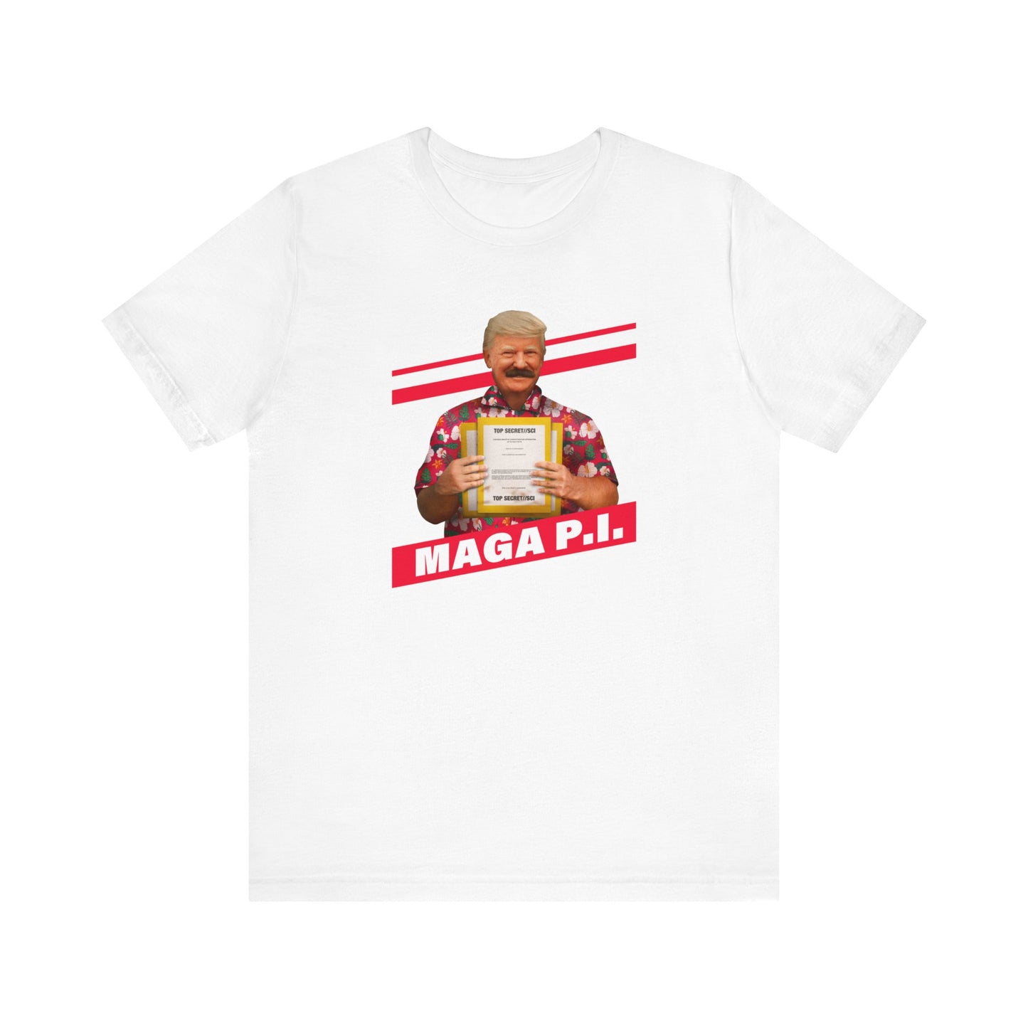 Maga P.I. (Donald Trump) - Men's T-Shirt