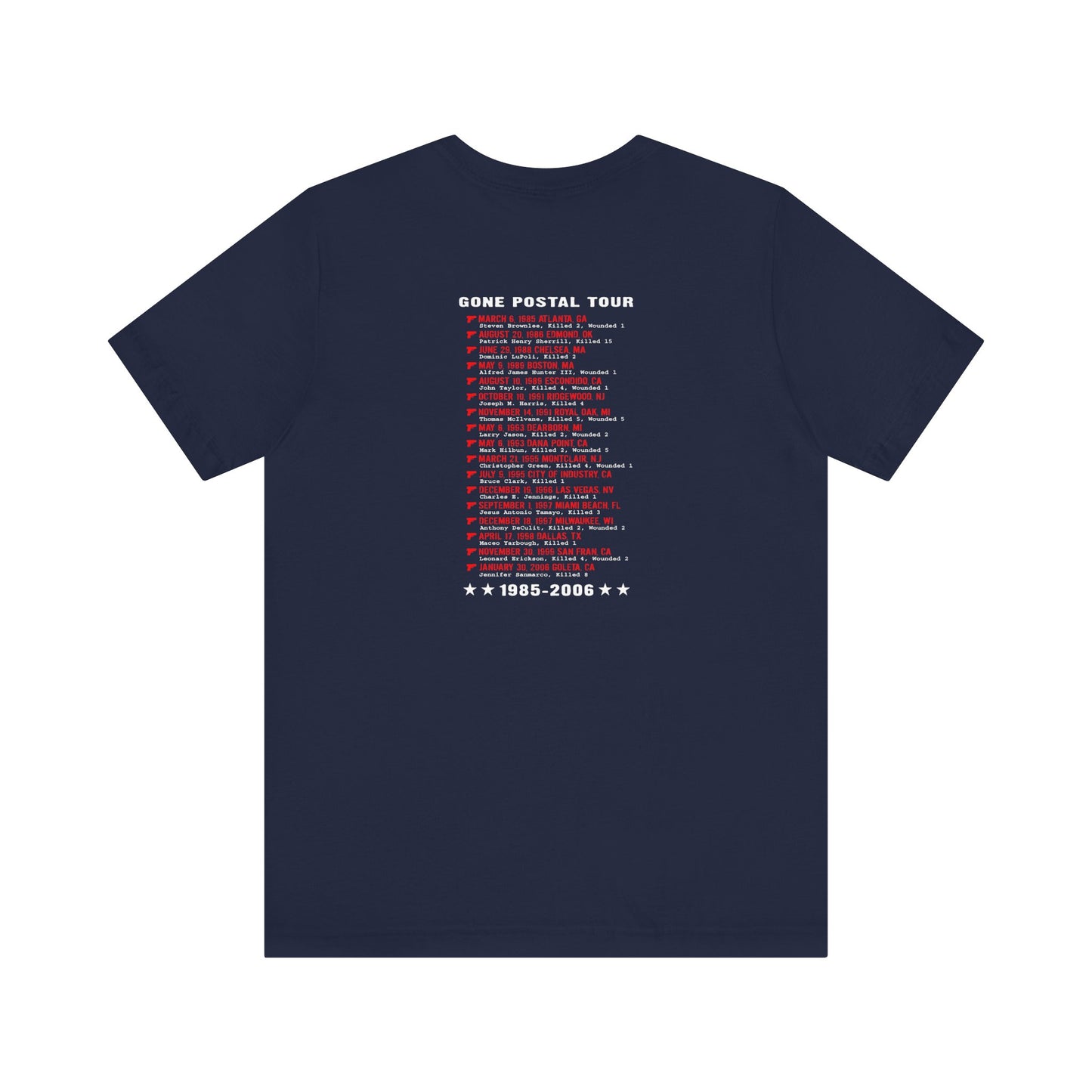 Gone Postal Tour - Men's T-Shirt