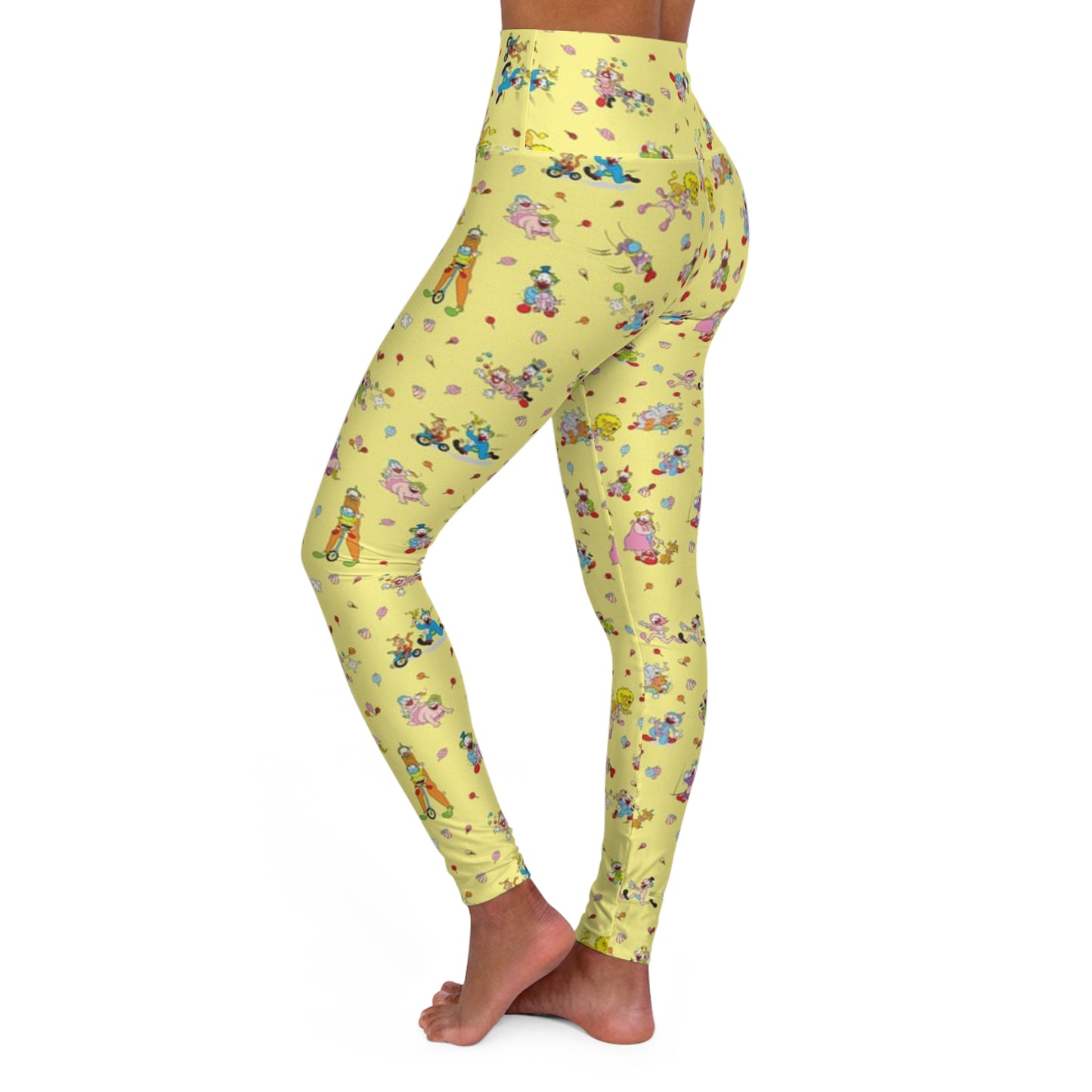 Clown Orgy - High Waisted Yoga Leggings