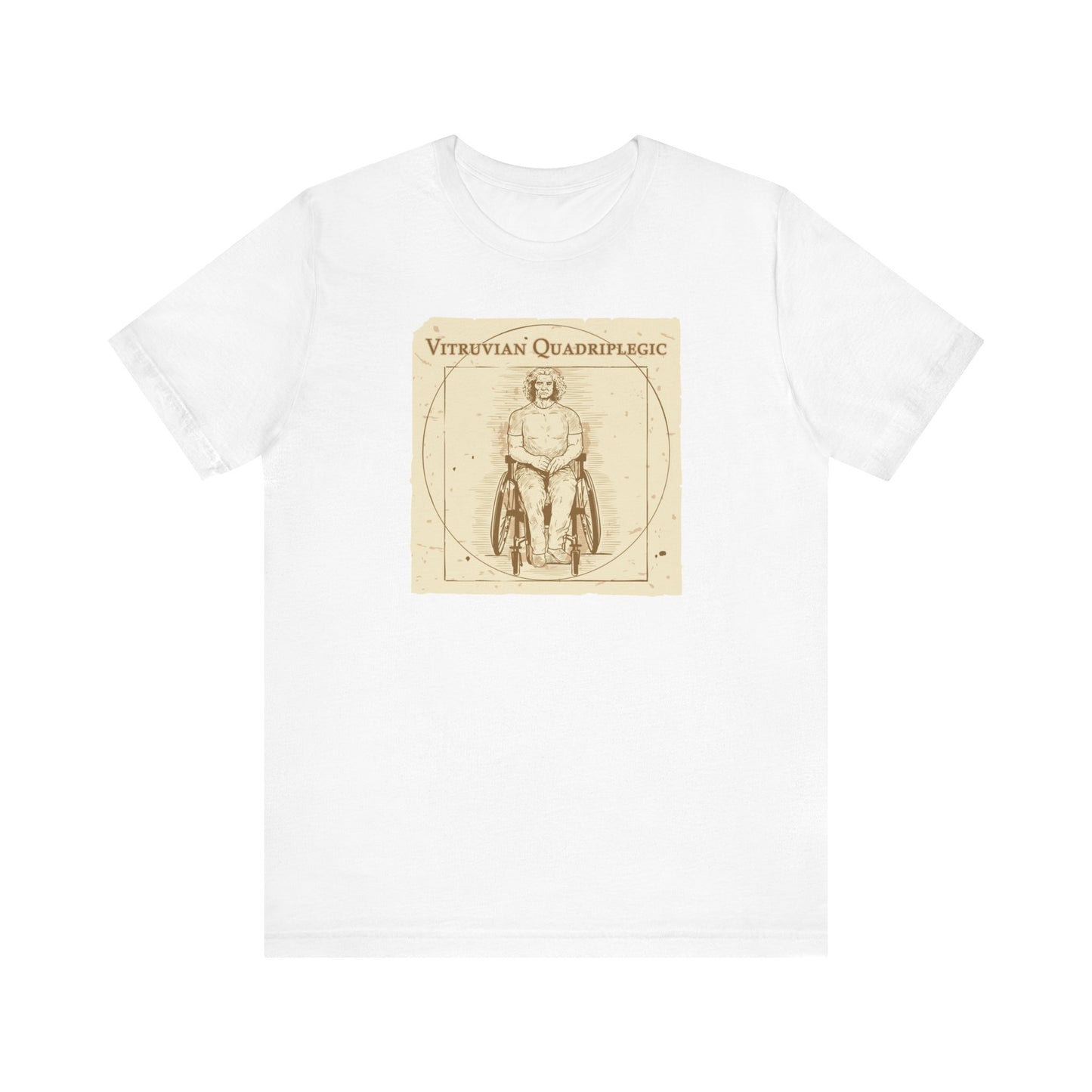 Vitruvian Quadriplegic - Men's T-Shirt