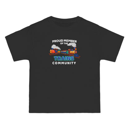 Proud Member Of The Trains Community - Men's Heavyweight T-Shirt