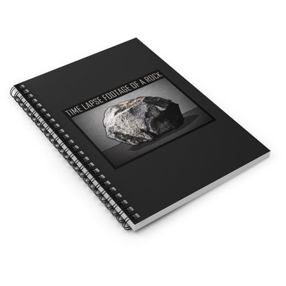 Time Lapse Footage Of A Rock - Spiral Notebook