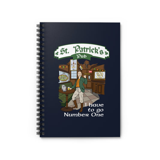 St. Patrick's Pub (Jean-Luc Picard) - Spiral Notebook