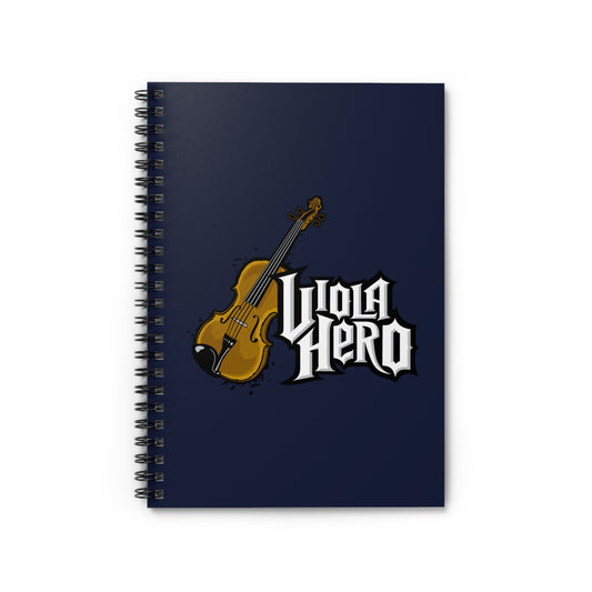 Viola Hero - Spiral Notebook