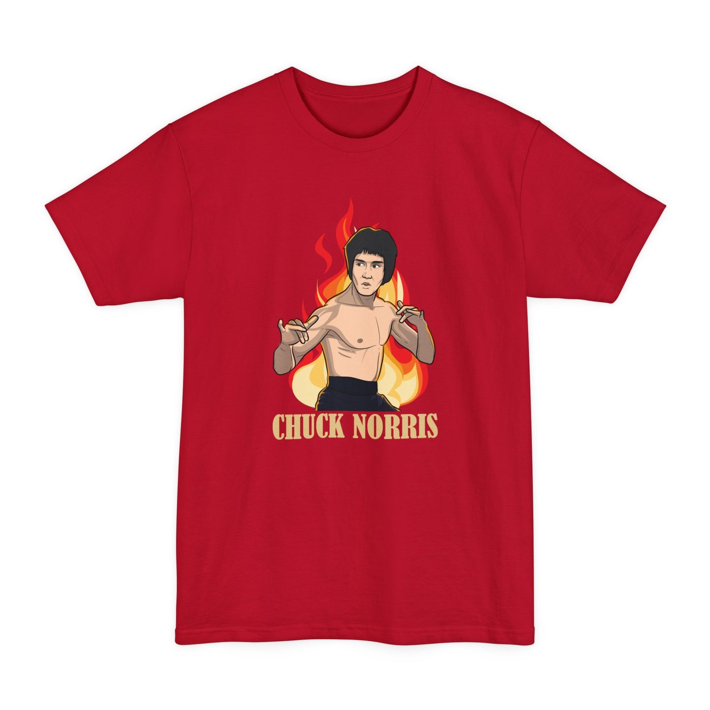 Chuck Norris (Bruce Lee) - Men's Tall T-Shirt