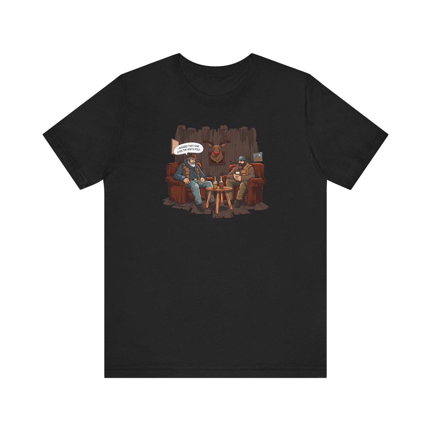 Hunters Kill (Taxidermy Rudolph) - Men's T-Shirt