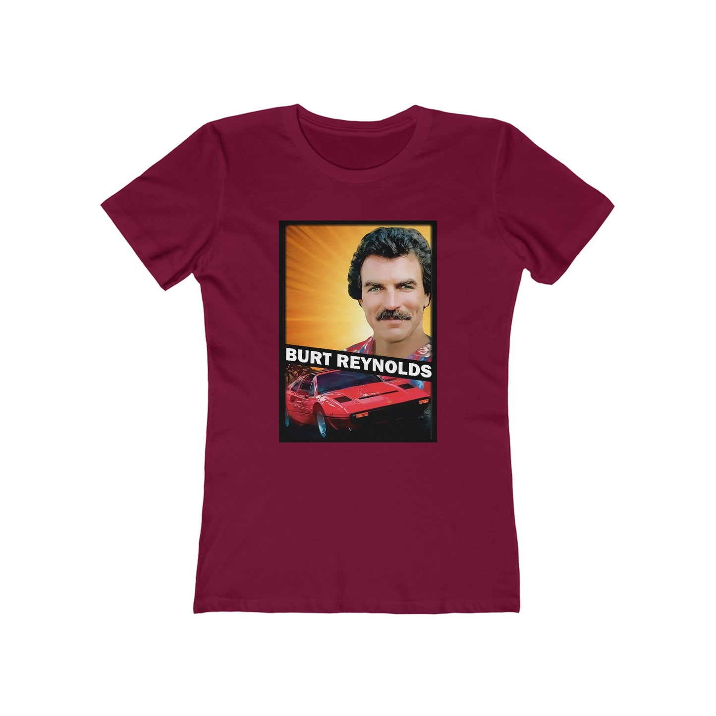 Burt Reynolds (Tom Selleck) - Women's T-Shirt