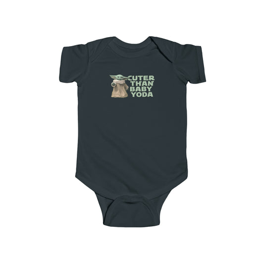 Cuter Than Baby Yoda - Baby Onesie