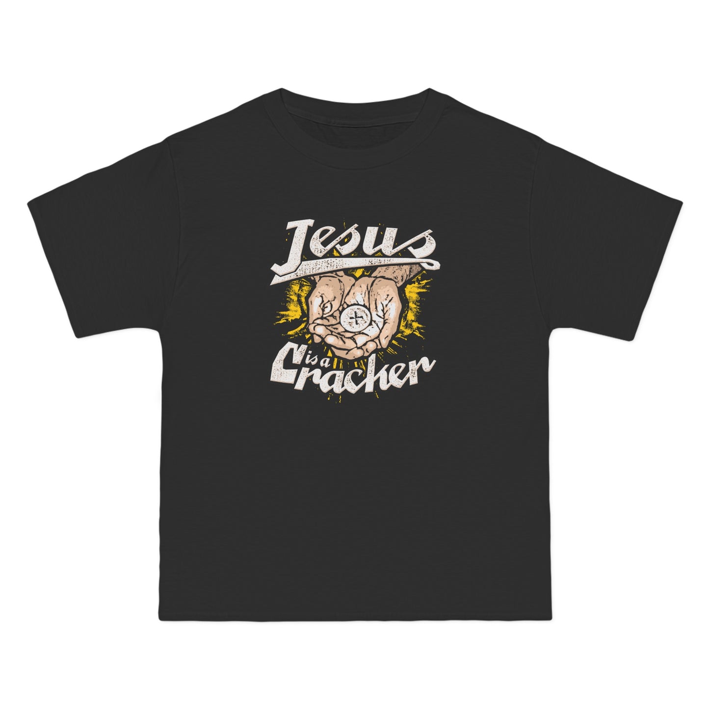 Jesus Is A Cracker - Men's Heavyweight T-Shirt