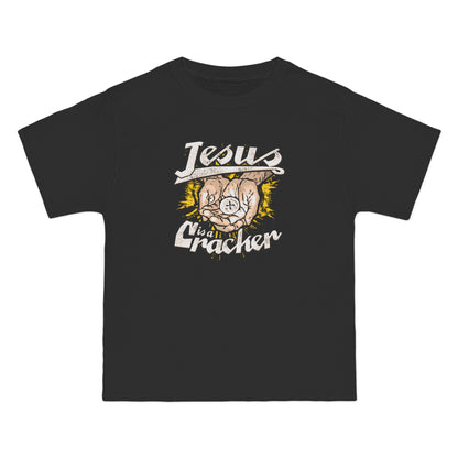 Jesus Is A Cracker - Men's Heavyweight T-Shirt