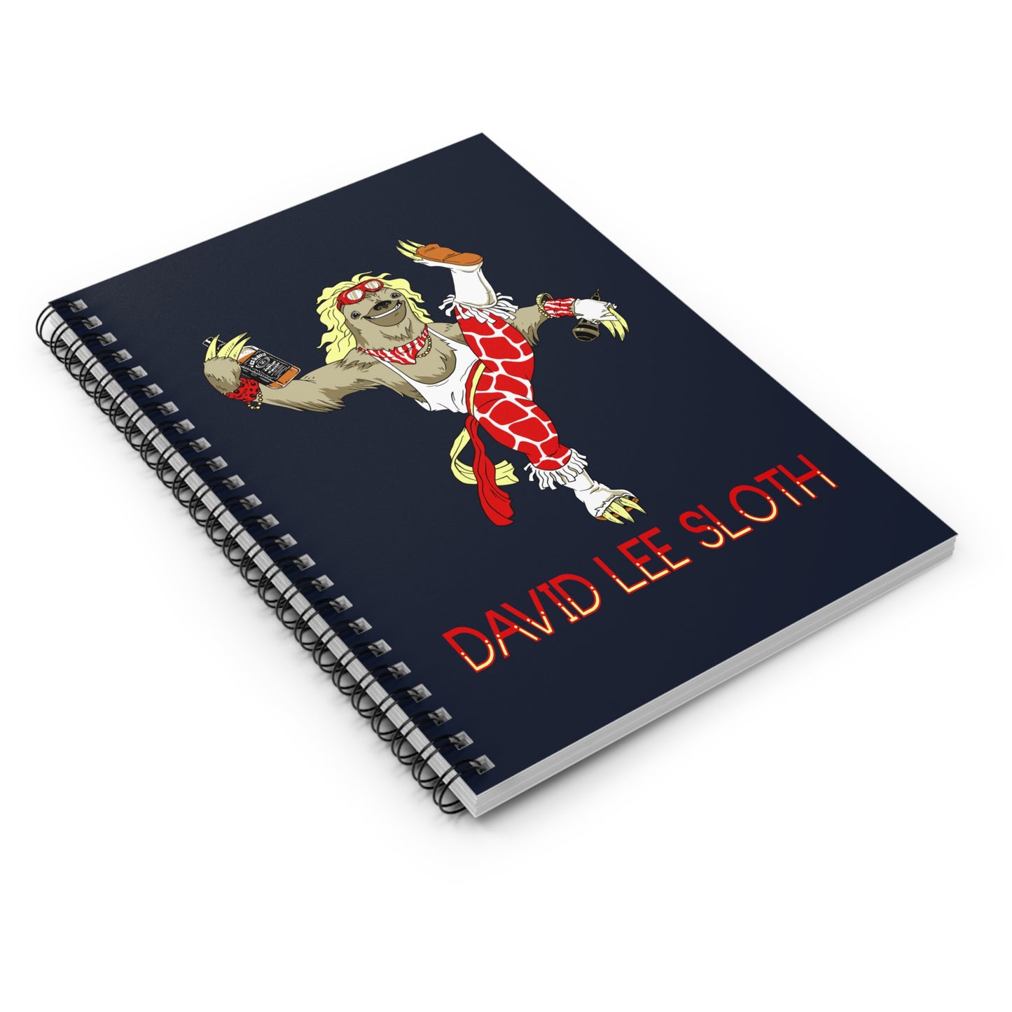 David Lee Sloth - Spiral Notebook