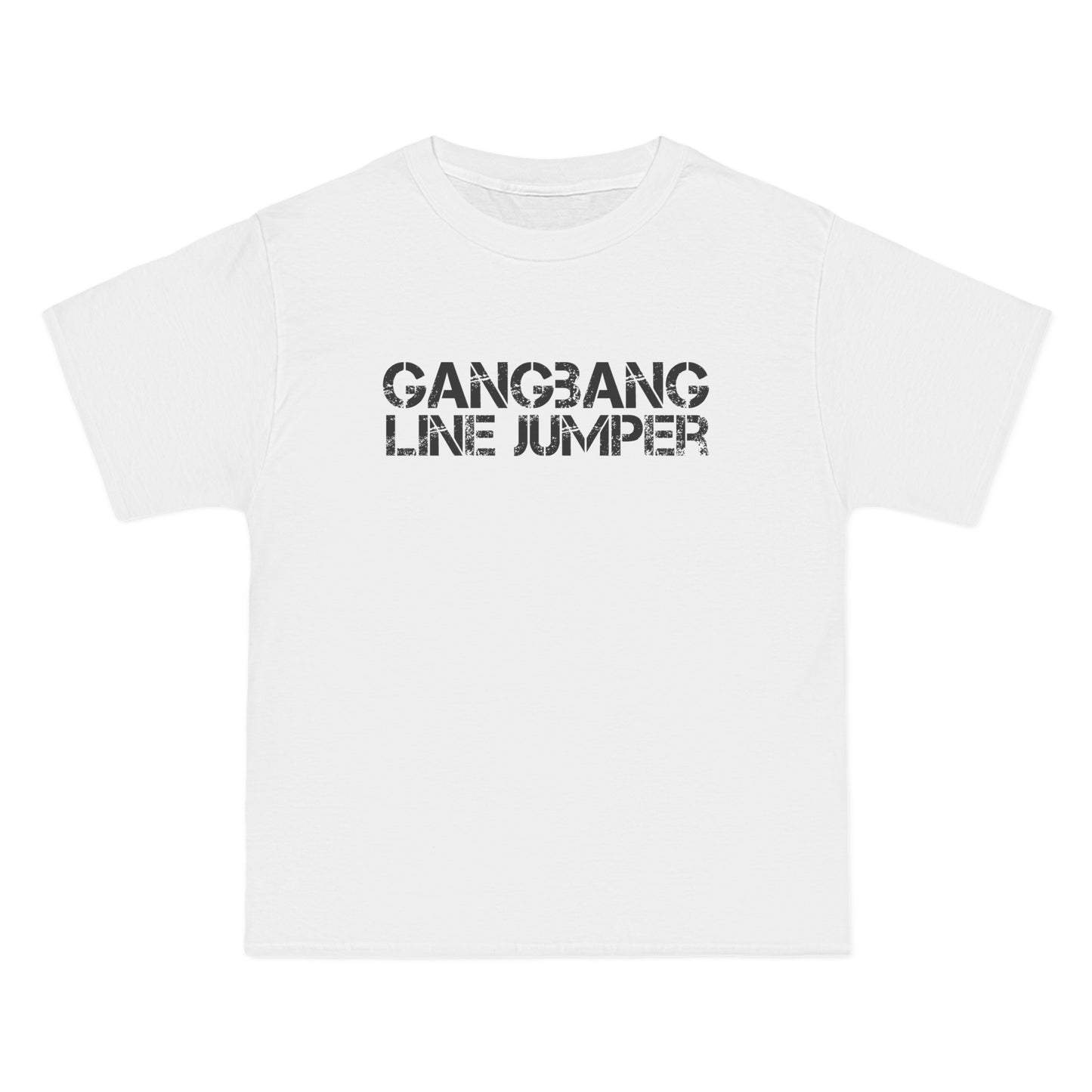 Gangbang Line Jumper - Men's Heavyweight T-Shirt