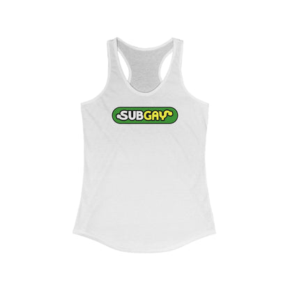 Subgay - Women's Racerback Tank