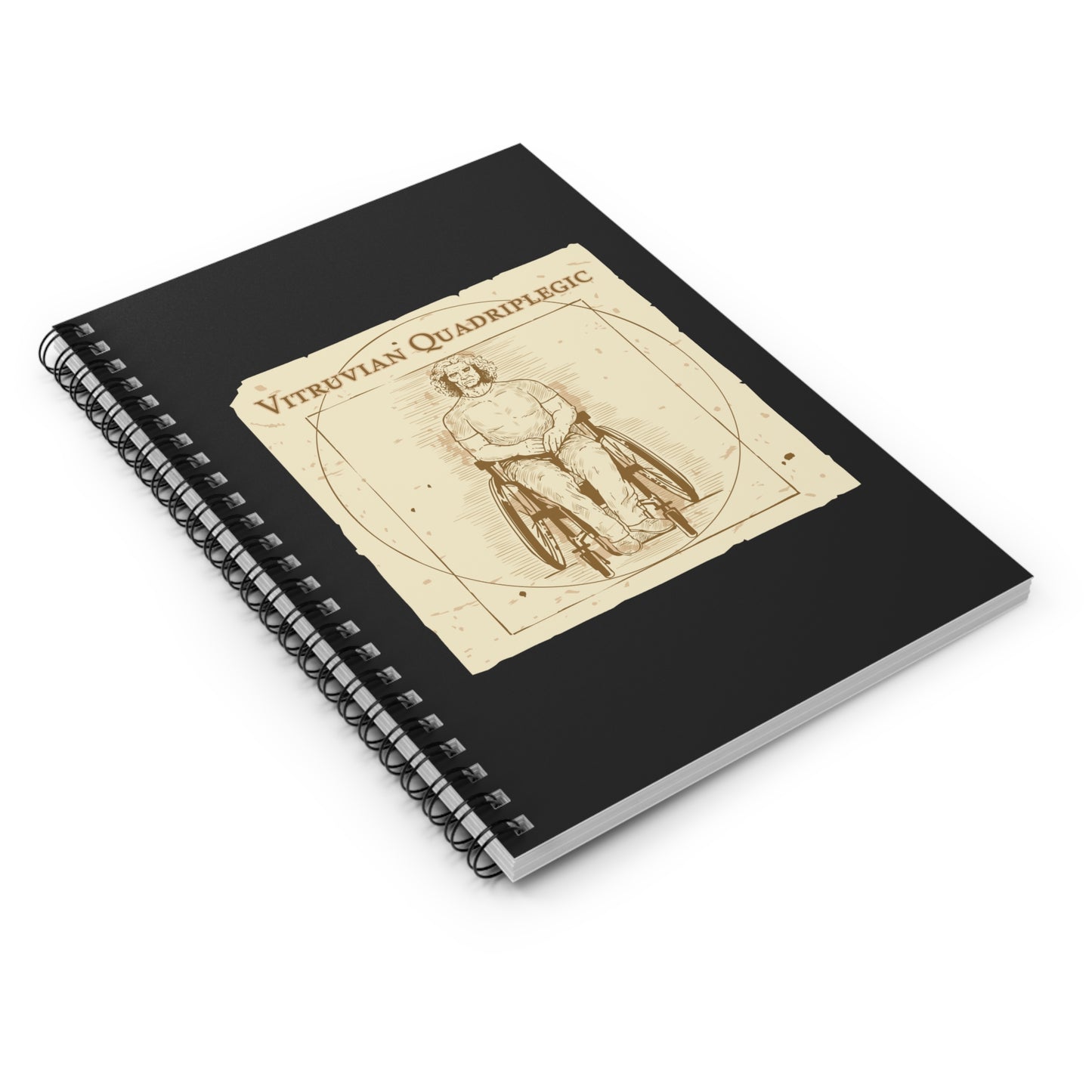 Vitruvian Quadriplegic - Spiral Notebook