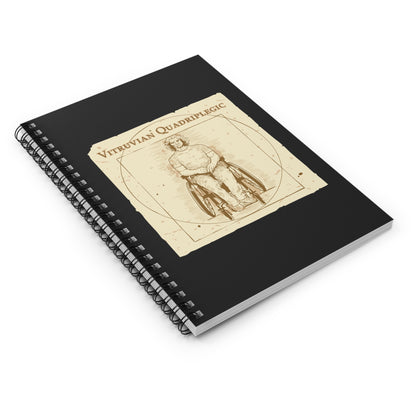 Vitruvian Quadriplegic - Spiral Notebook