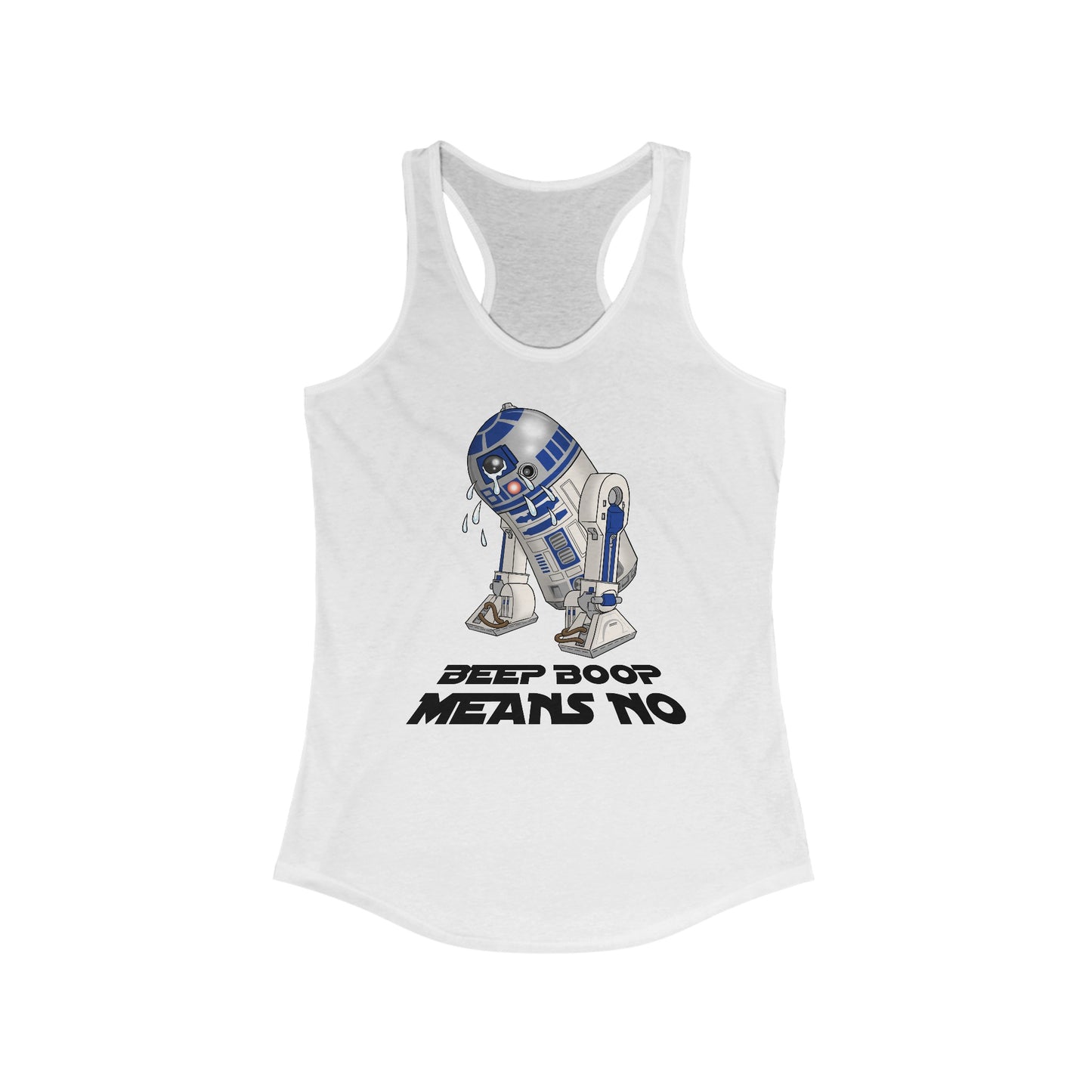 Beep Boop Means No - Women's Racerback Tank