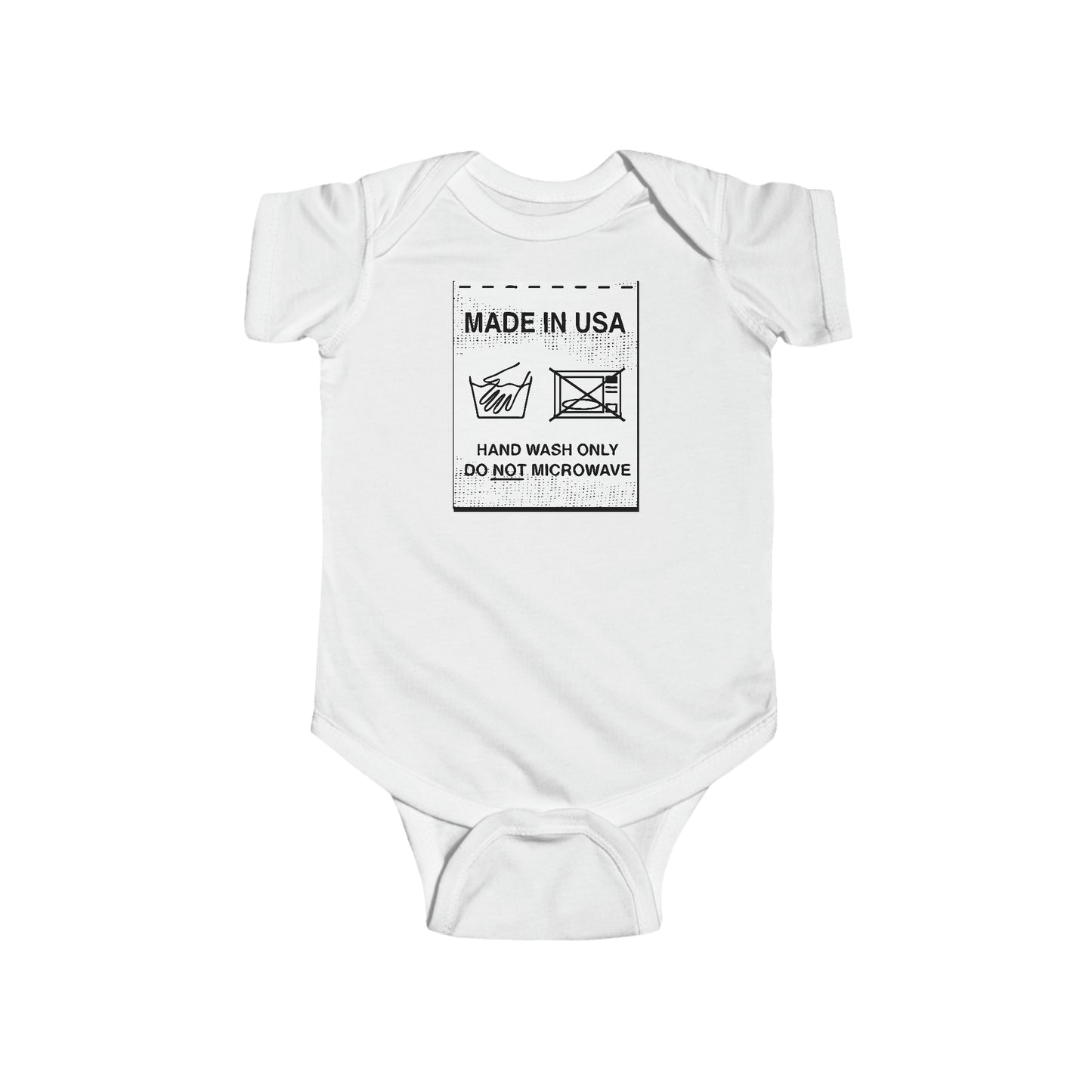 Baby Care Instructions - Baby Onesie