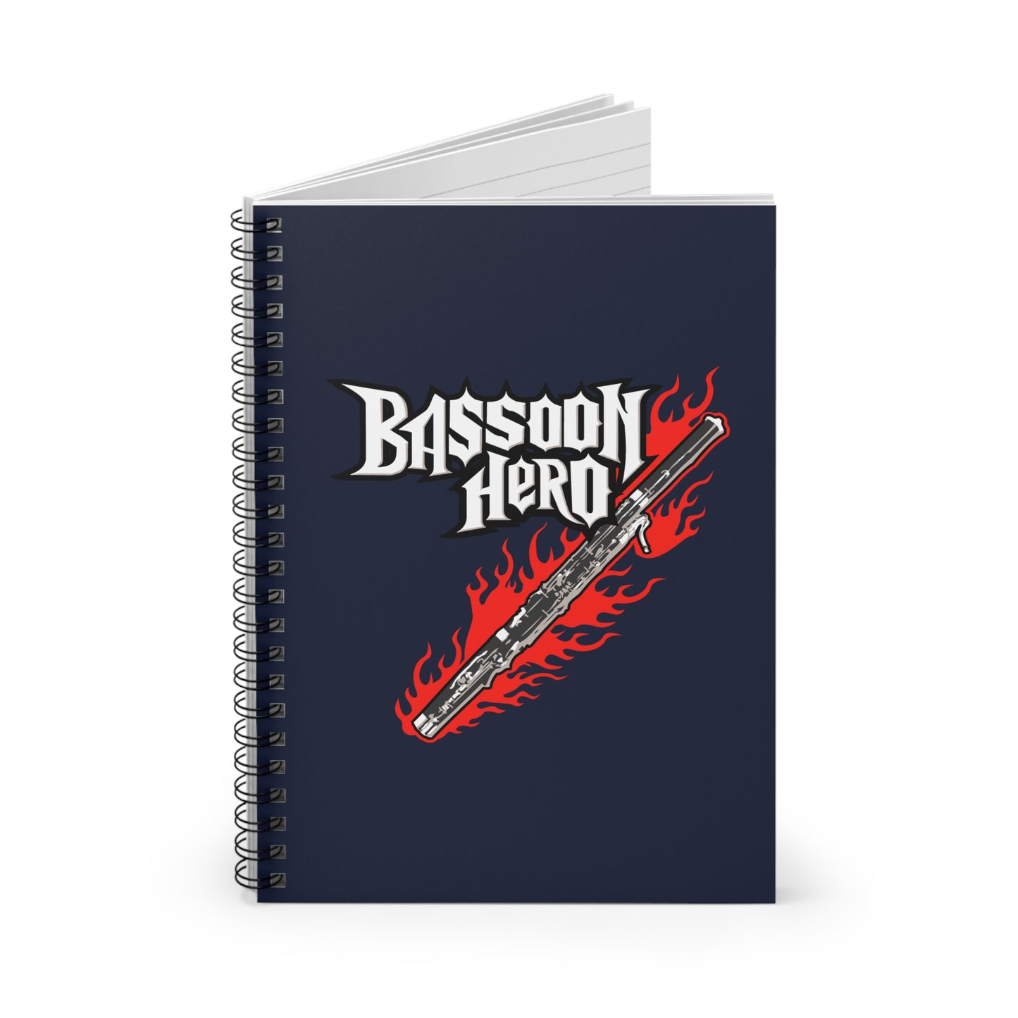 Bassoon Hero - Spiral Notebook