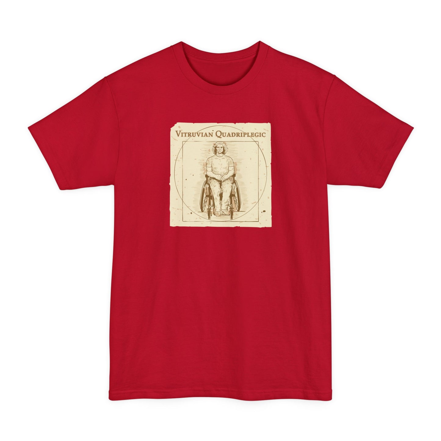 Vitruvian Quadriplegic - Men's Tall T-Shirt