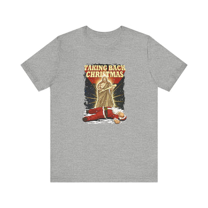 Taking Back Christmas (Jesus Vs. Santa) - Men's T-Shirt