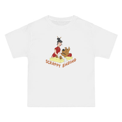 Scrappy Ending - Men's Heavyweight T-Shirt