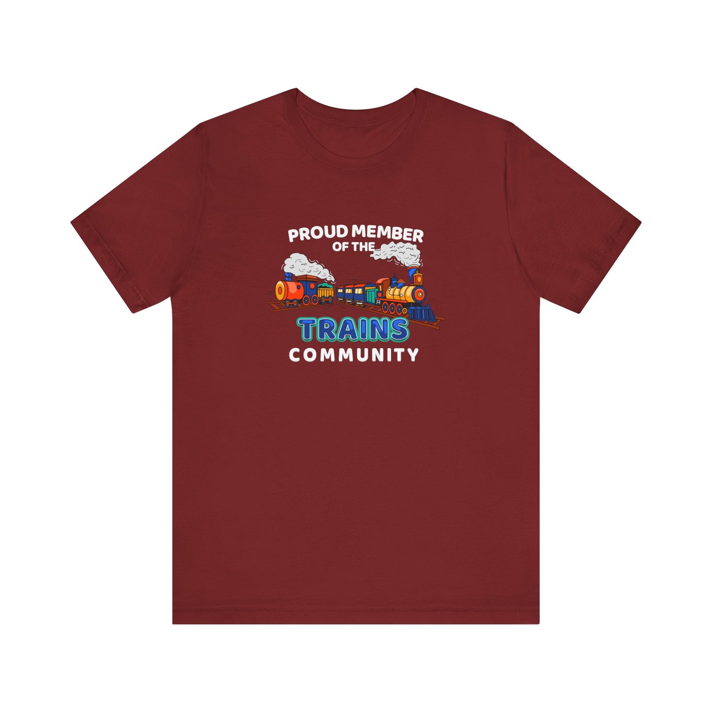 Proud Member Of The Trains Community - Men's T-Shirt