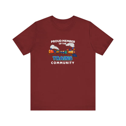 Proud Member Of The Trains Community - Men's T-Shirt