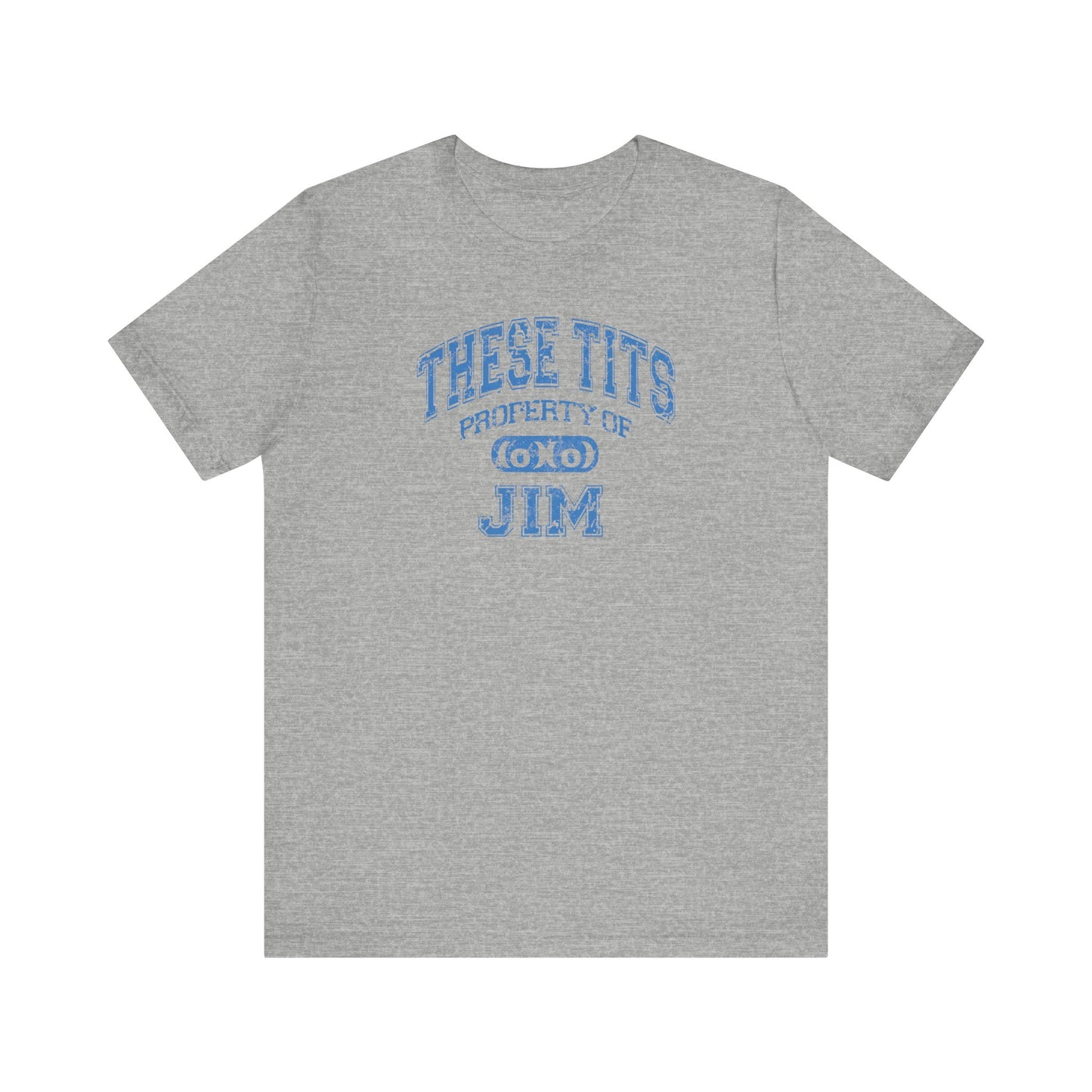 These Tits Property Of (Name) - Men's T-Shirt