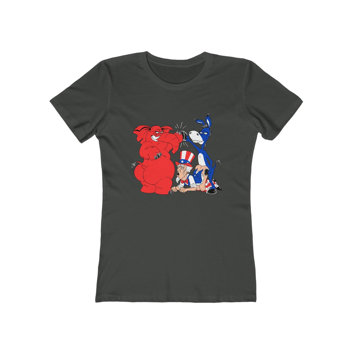 The Truth About Politics (Uncle Sam Tag-Team) - Women’s T-Shirt