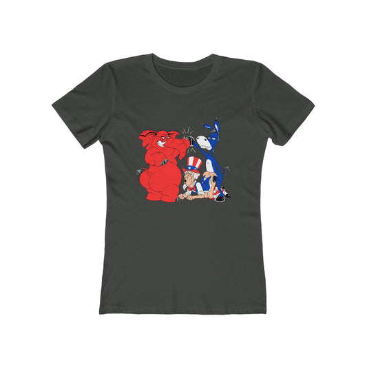 The Truth About Politics (Uncle Sam Tag-Team) - Women’s T-Shirt