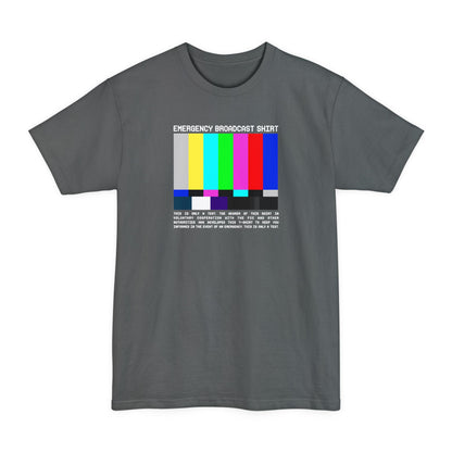 Emergency Broadcast Shirt - Men's Tall T-Shirt